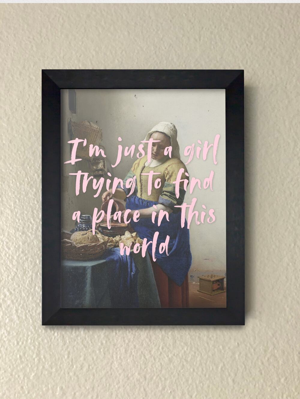 Taylor Swift Song Lyric Framed Wall Art | Swiftie Room Decor